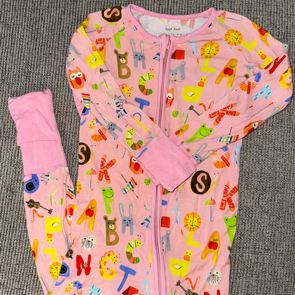 Little sleepies bamboo footie